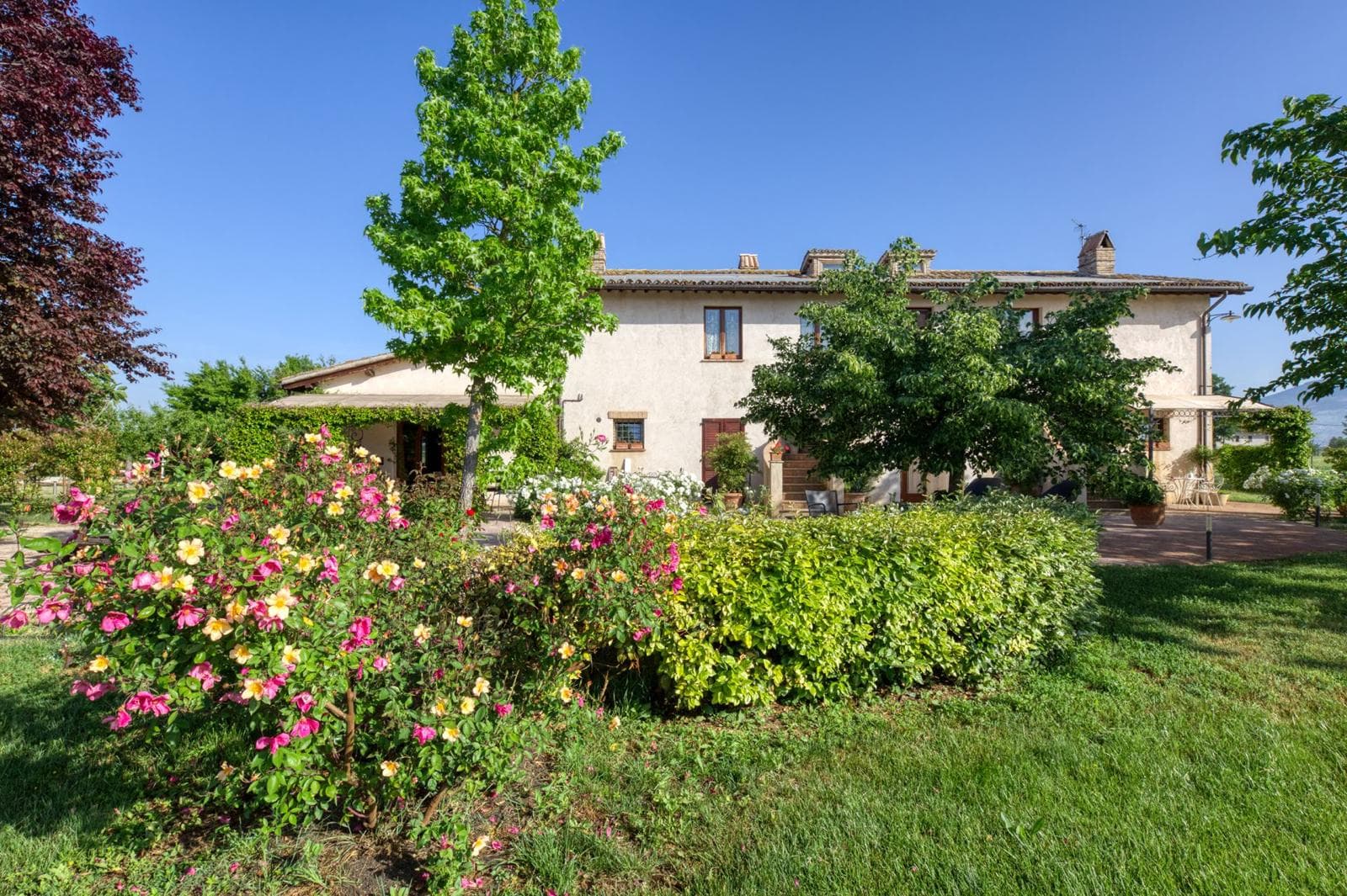 La struttura dell'Agriturismo Il Barco, Spello